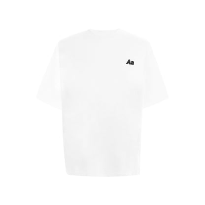 AA RACING LOGO TEE // CREAM WHITE