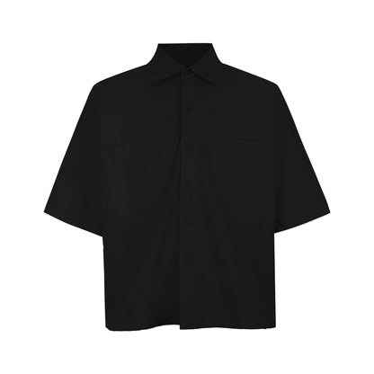 AA CROP SHIRT // BLACK