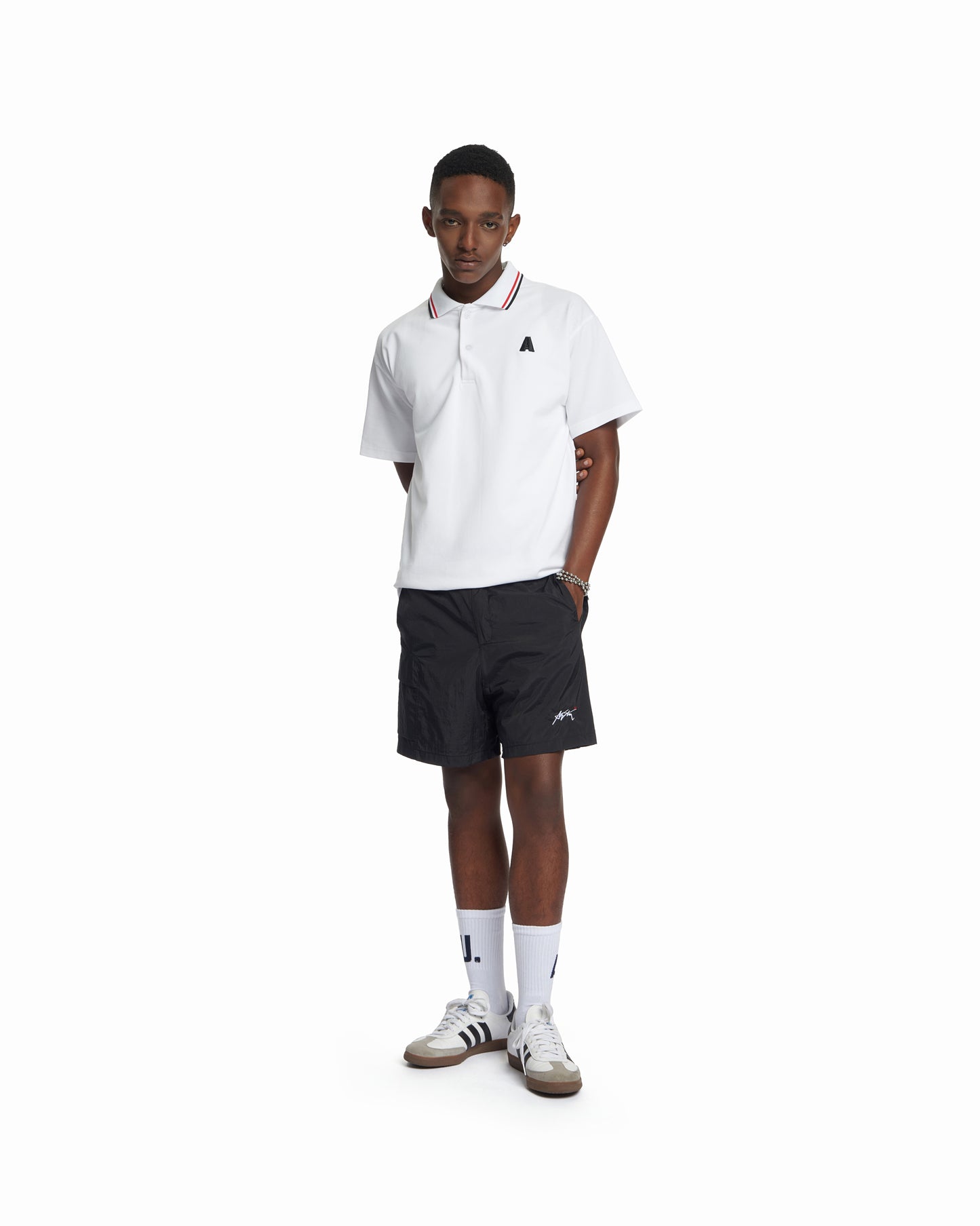 THE A POLO // WHITE