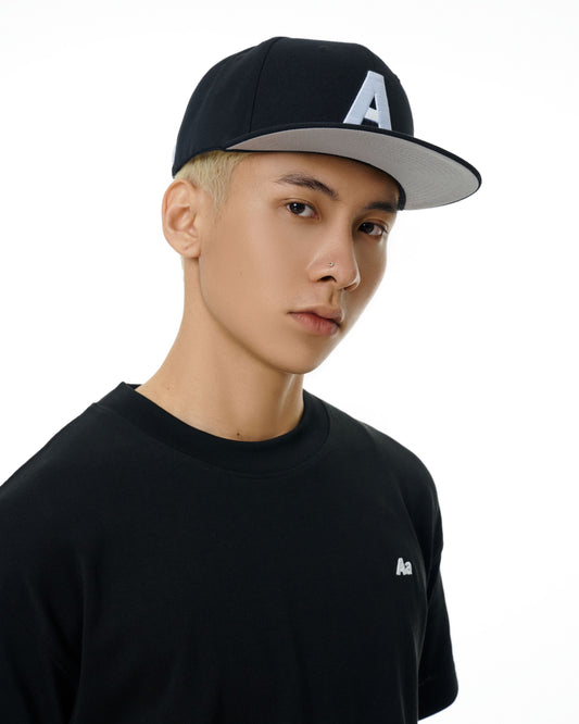 AA DOUBLE SNAPBACK // BLACK