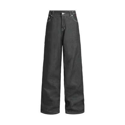 AA RAW DENIM PANTS // BLACK