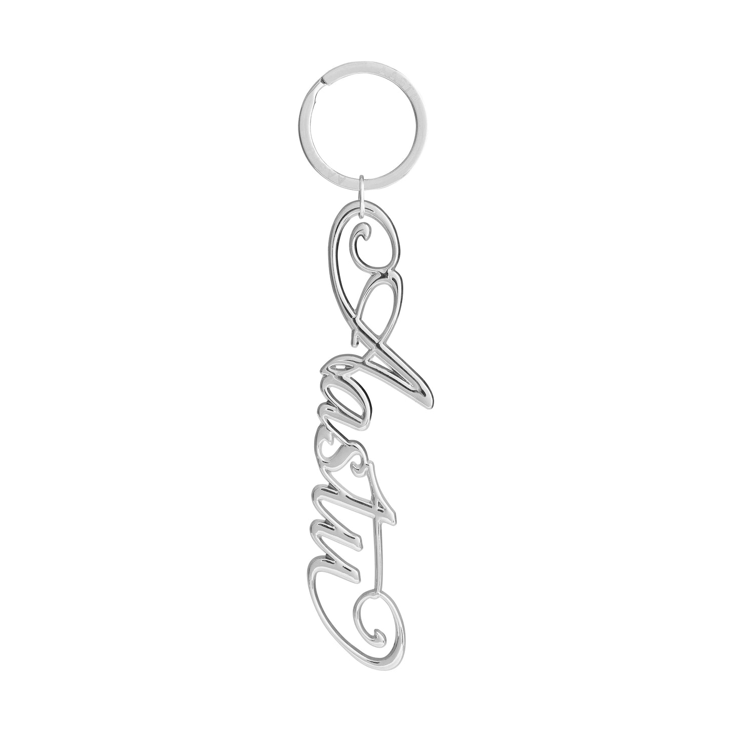 AA BOLDSTROKE KEYCHAIN // SILVER