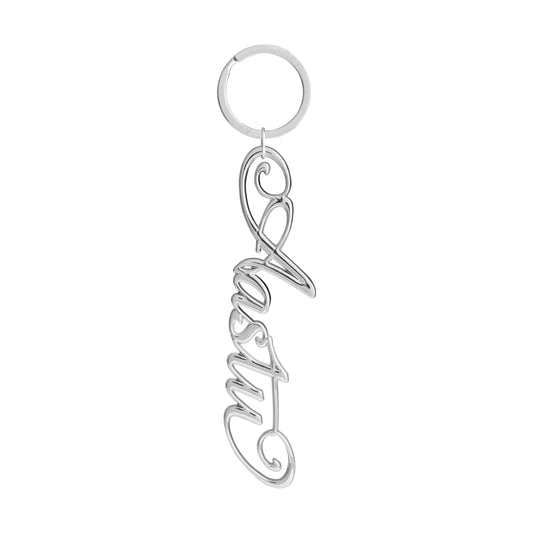 AA BOLDSTROKE KEYCHAIN // SILVER