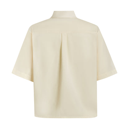 AA CROP SHIRT // BEIGE