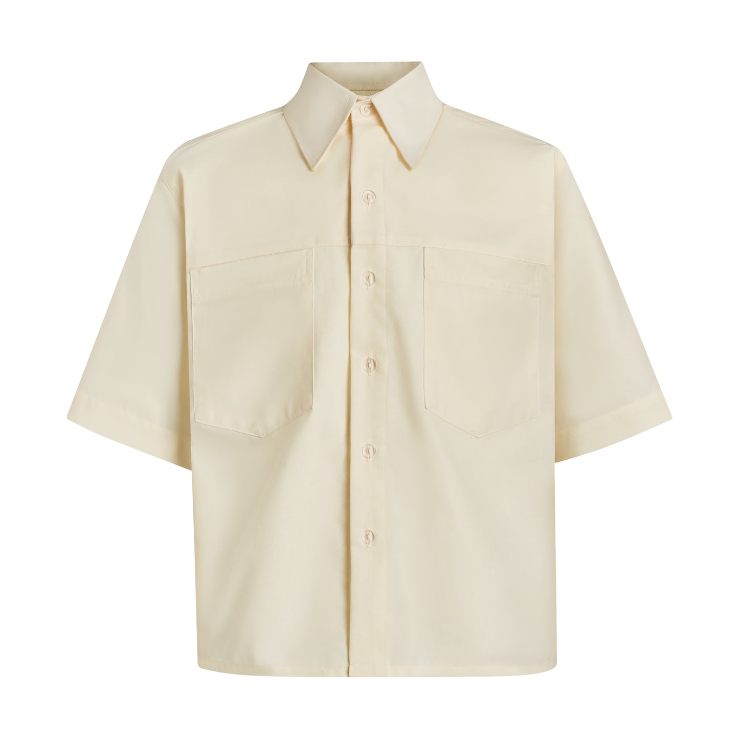 AA CROP SHIRT // BEIGE