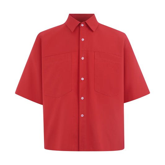 AA CROP SHIRT // RED