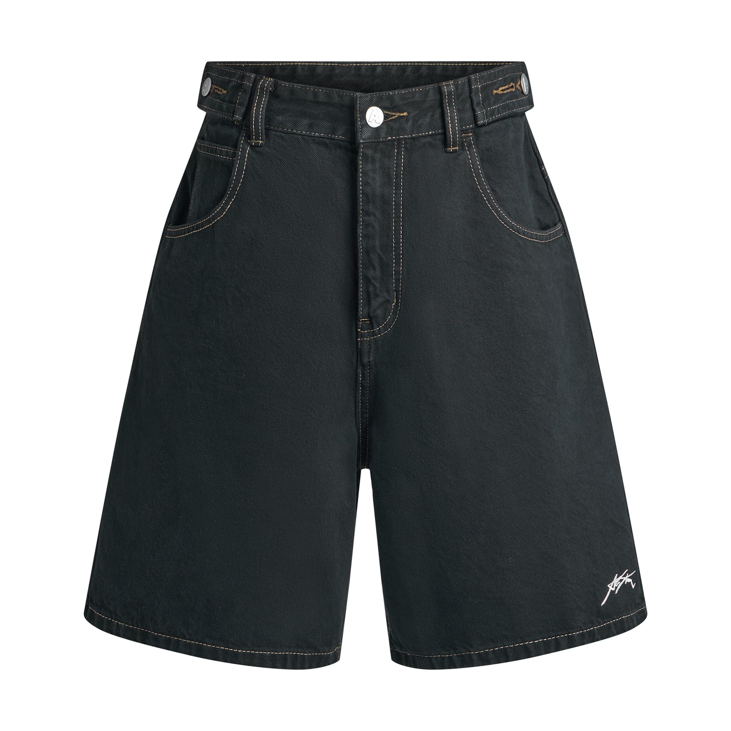 AA SIGNATURE SHORT JEANS // BLACK