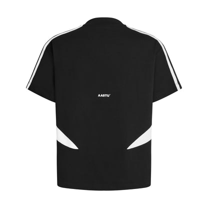 AA BADGE TEE // BLACK WHITE