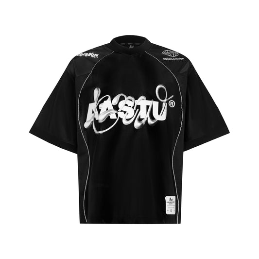 AA x KNOWWHERE JERSEY TEE // BLACK