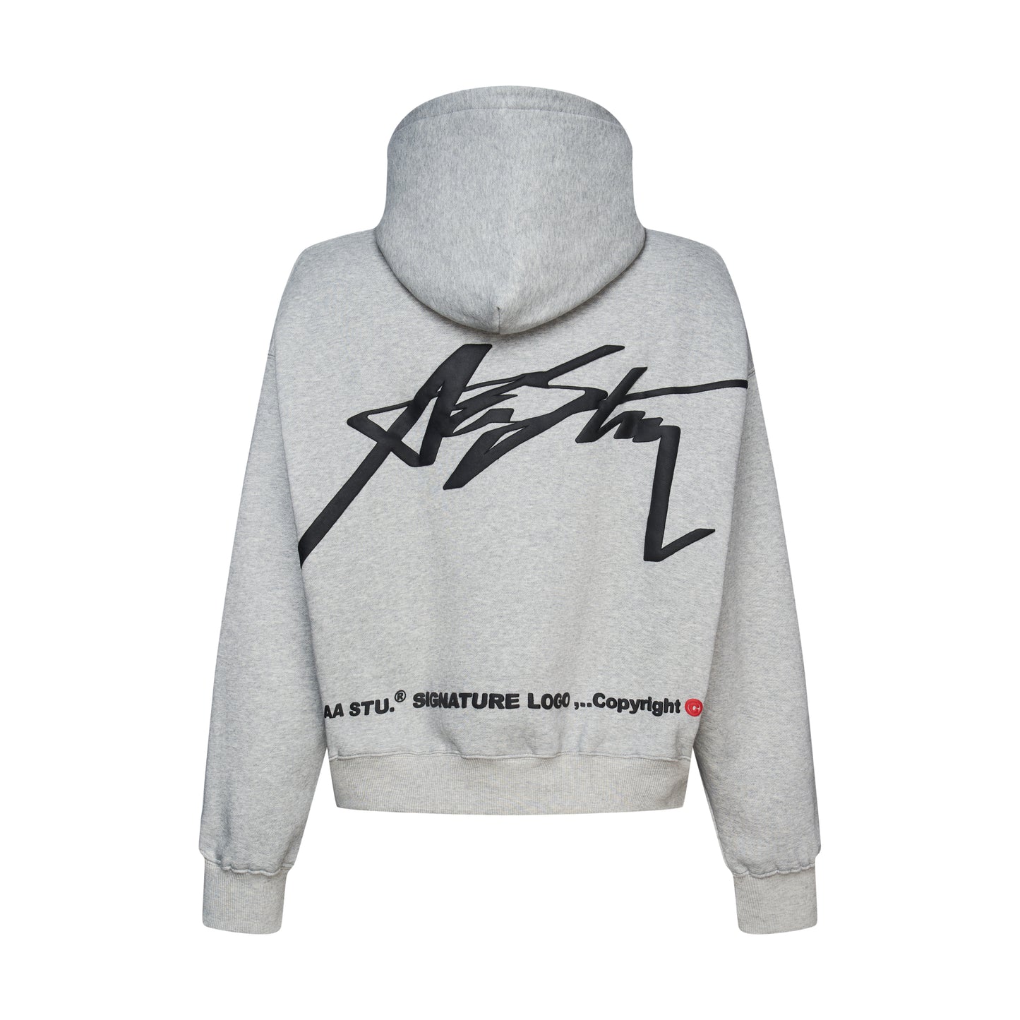 AA SIGNATURE LOGO HOODIE V2 // GREY