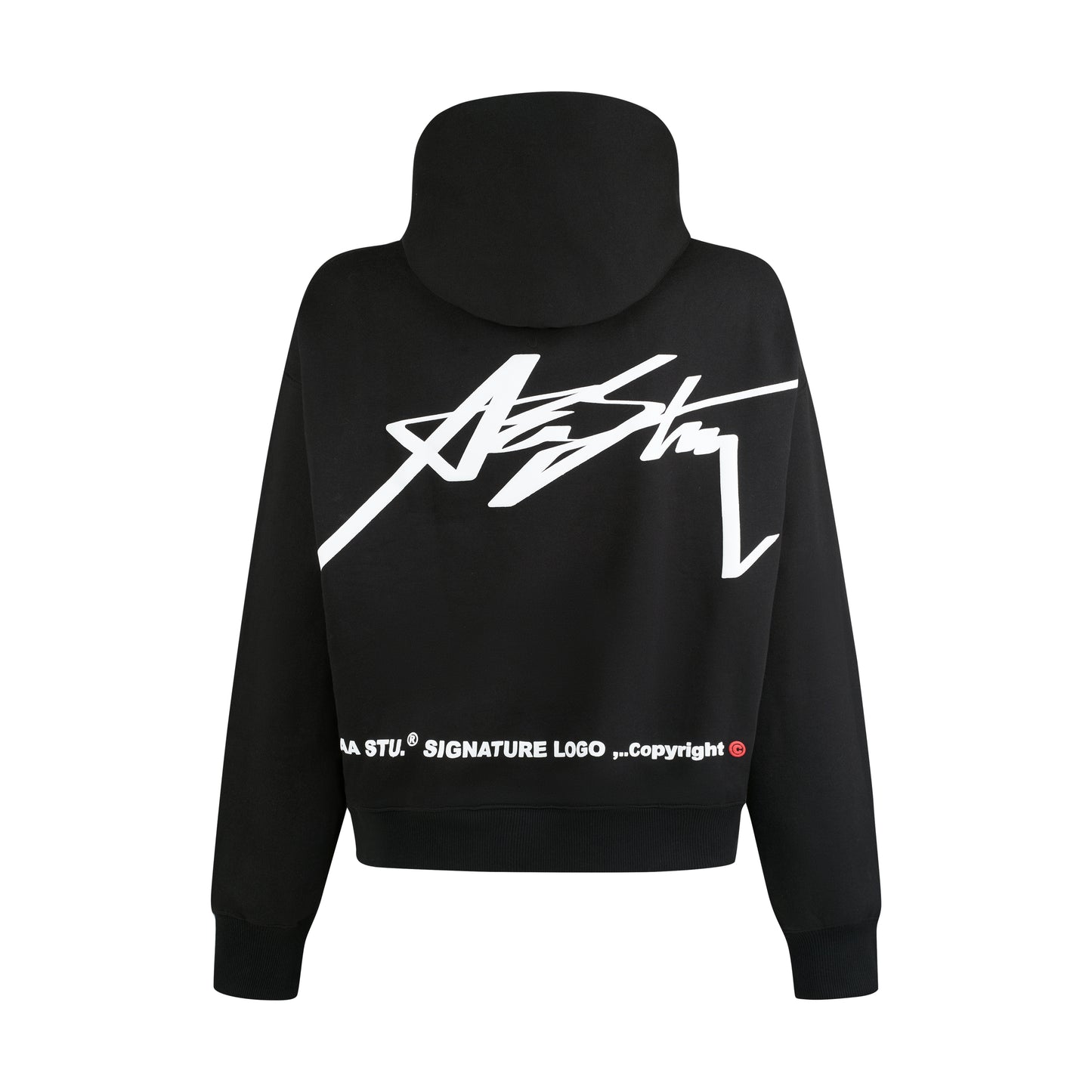 AA SIGNATURE LOGO HOODIE V2 // BLACK