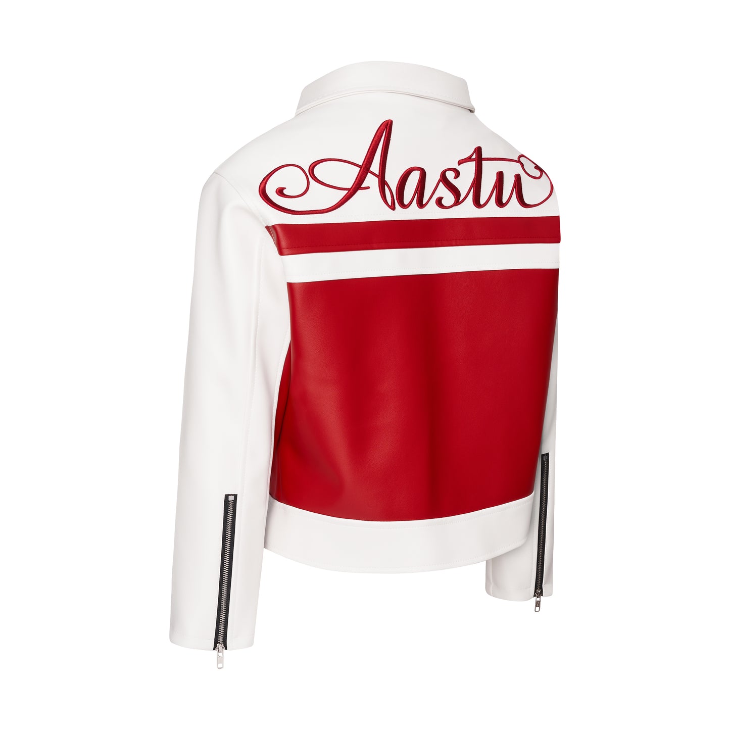 AA BOLDSTROKE LEATHER JACKET - RED