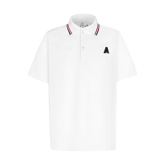 THE A POLO // WHITE