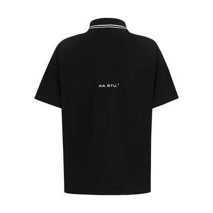 THE A POLO // BLACK