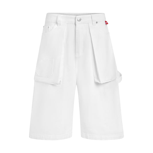 AA SHORT JEANS // WHITE