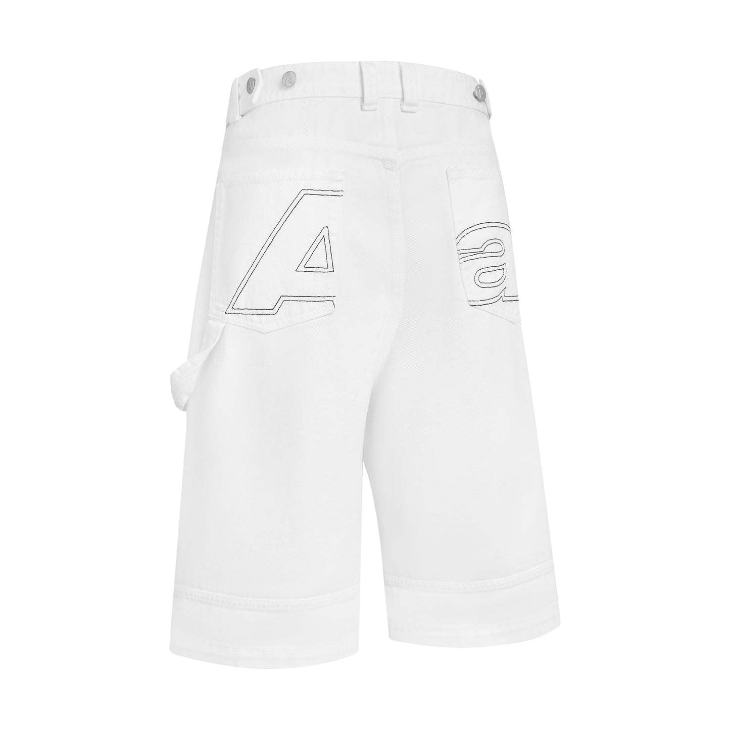 AA SHORT JEANS // WHITE