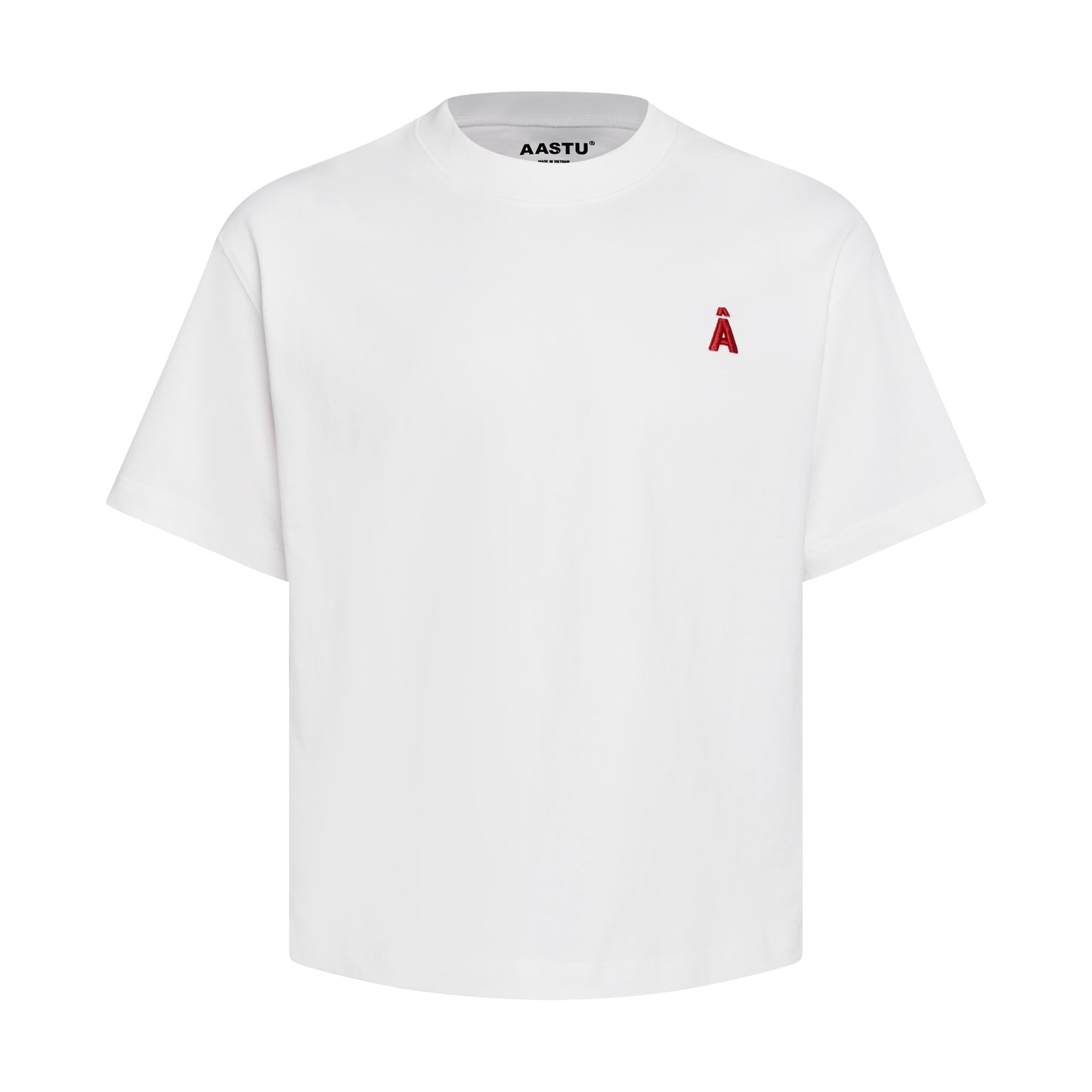 AA TELEX LOGO TEE // WHITE